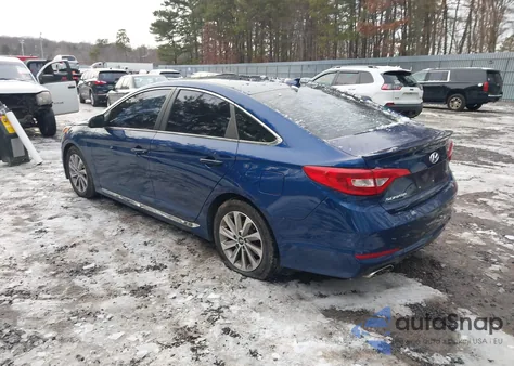 2015 Hyundai Sonata Sport z USA, uszkodzony, nr VIN 5NPE34AF9FH071653